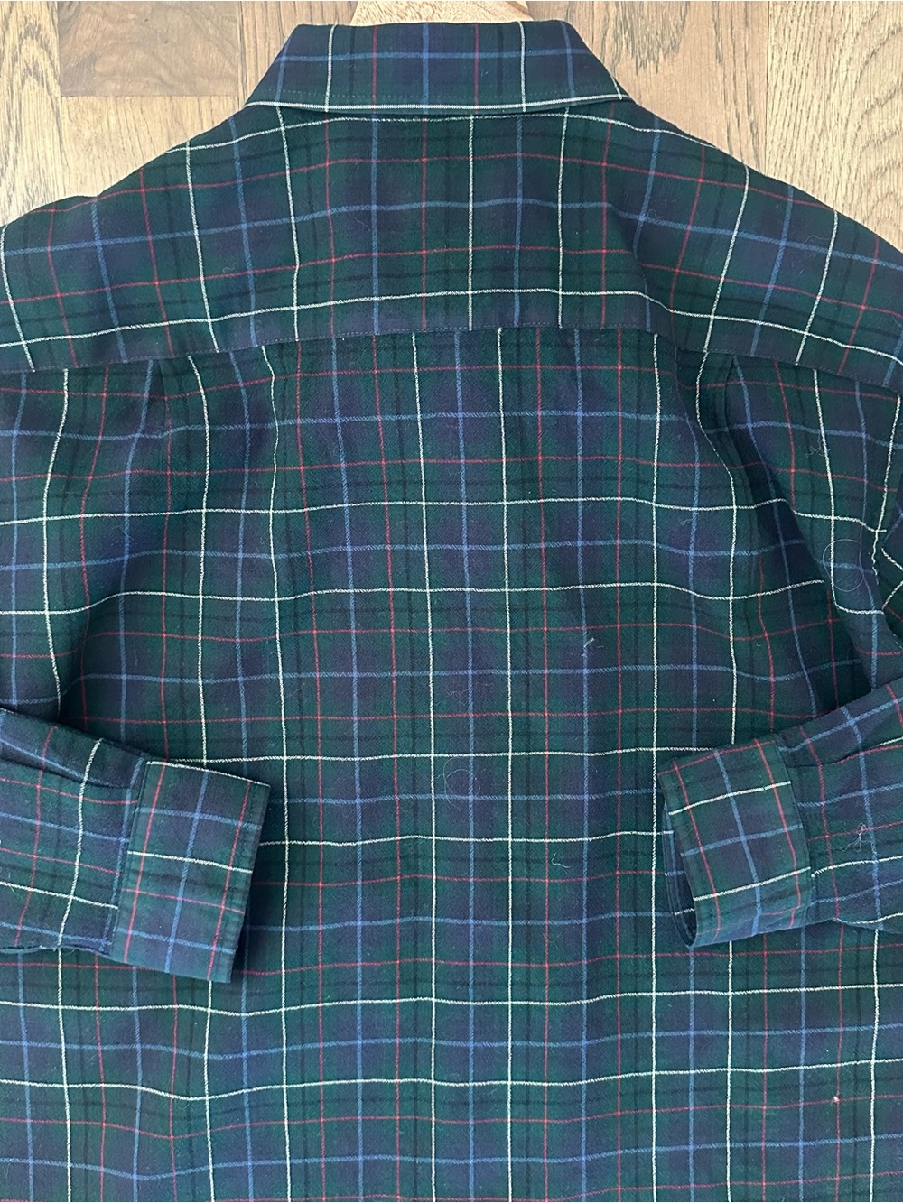 Pendleton Sir Pendleton Men's Worsted Wool Shirt in Hunting Tartan Green XL - Picture 12 of 13